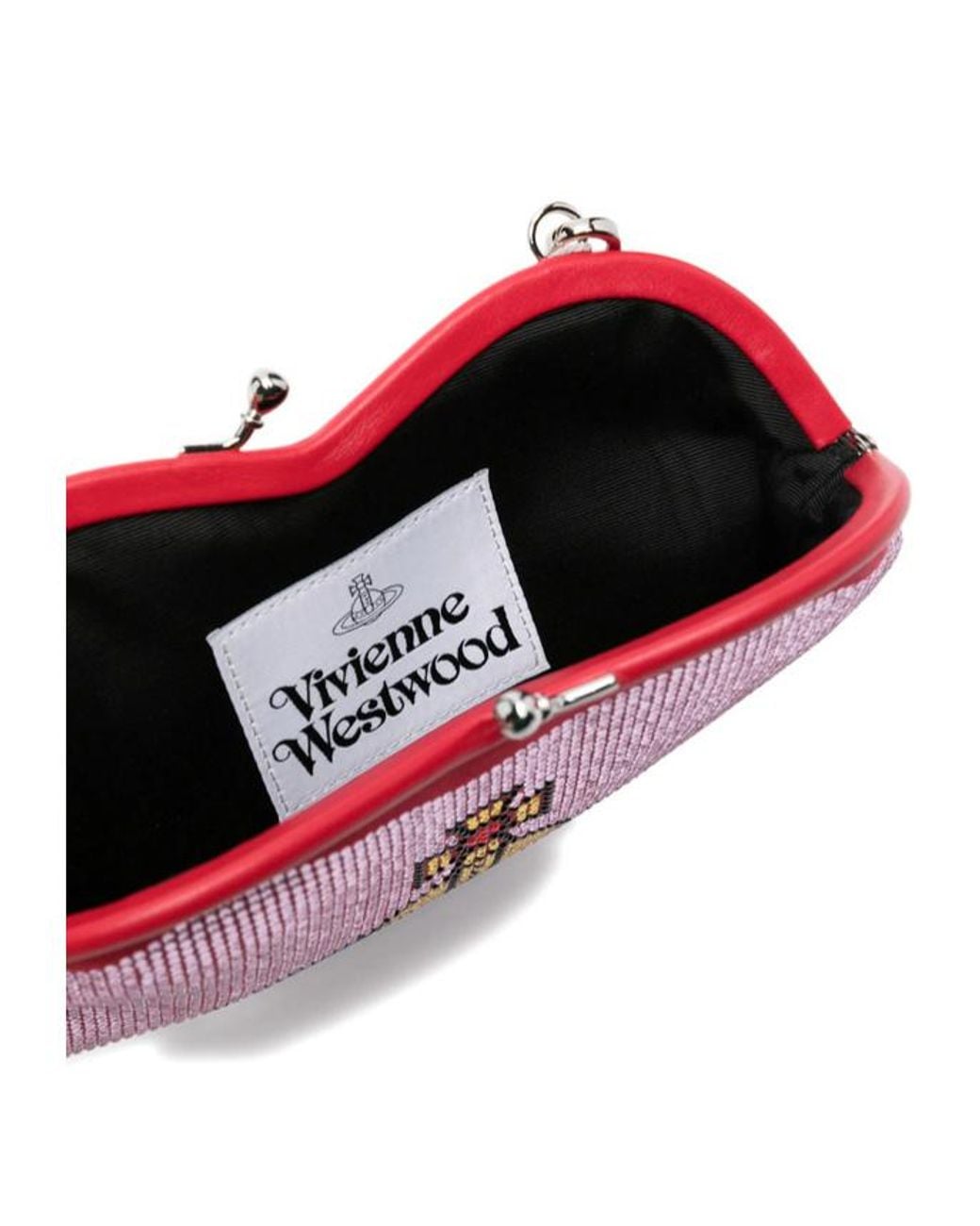 Vivienne Westwood Pink Belle Heart Frame Purse