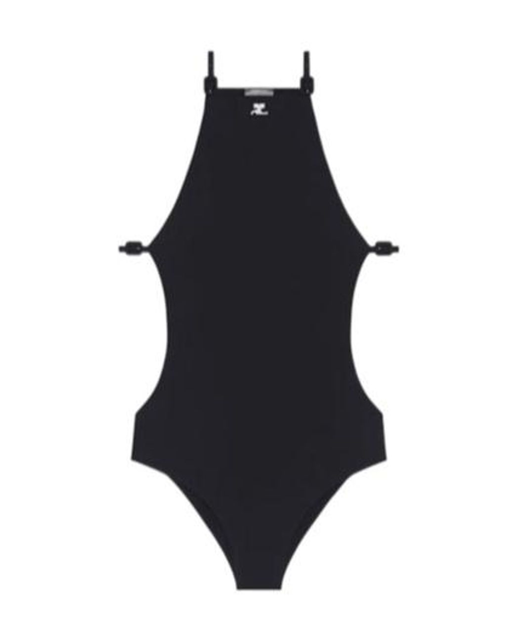 Courreges Black Courrèges Cut-Out One-Piece Swimsuit
