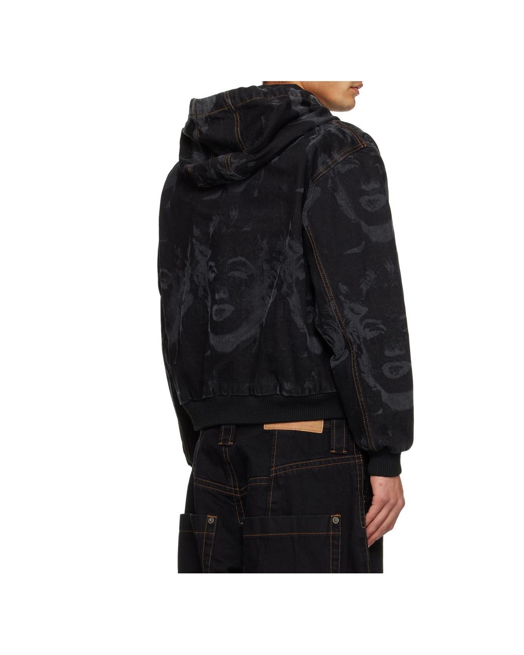 VAQUERA Black Marilyn Denim Jacket for men