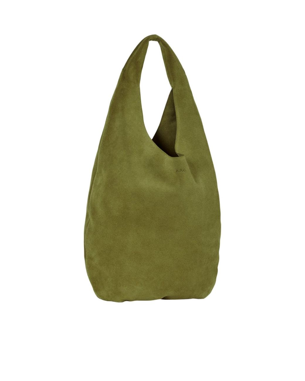 A.P.C. Green Neige Hobo Bag