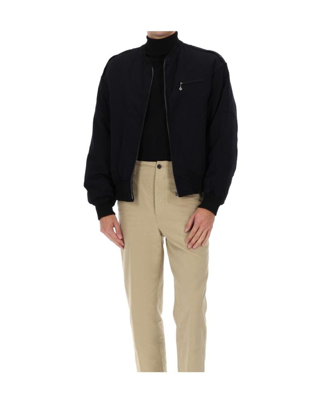 Visvim Black Reversible Bomber Jacket for men