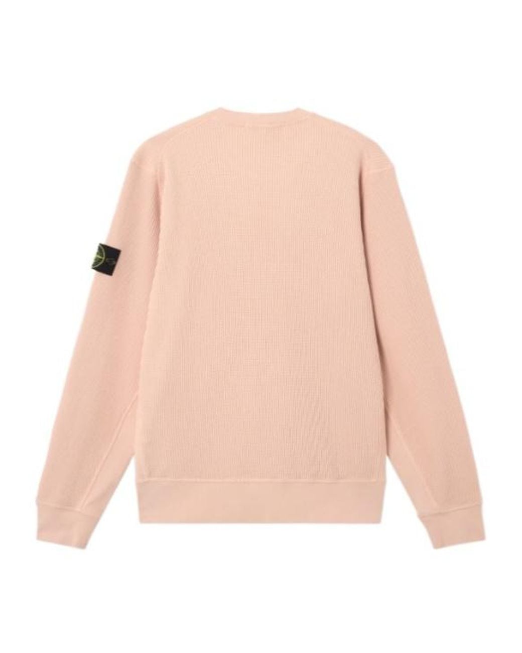 Stone Island Pink Regular-Fit Crewneck Sweatshirt for men