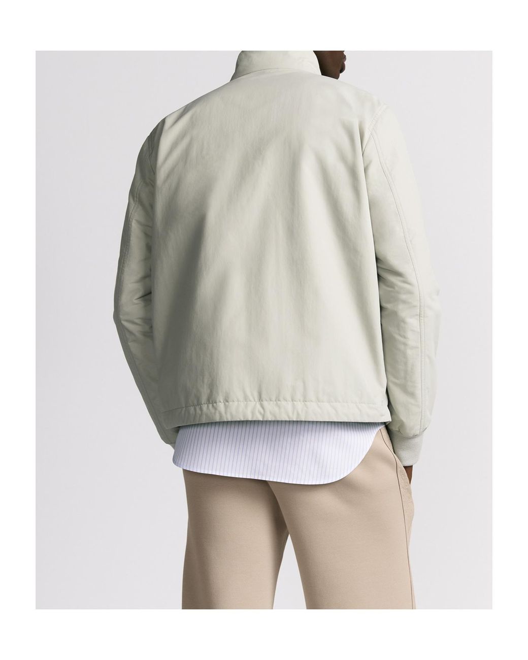 Dior Gray Cd Icon Harrington Jacket for men