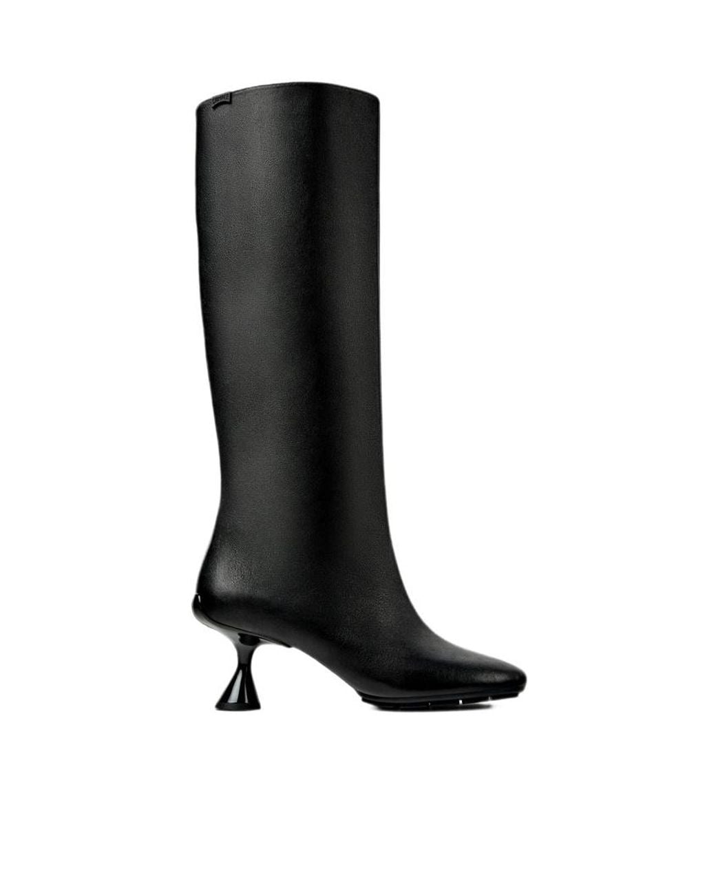 Camper Black High-Heeled Tall Boots