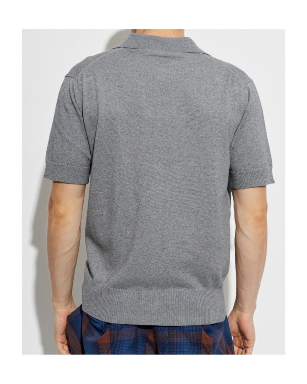 Vivienne Westwood Gray Short-Sleeve Button Cardigan for men