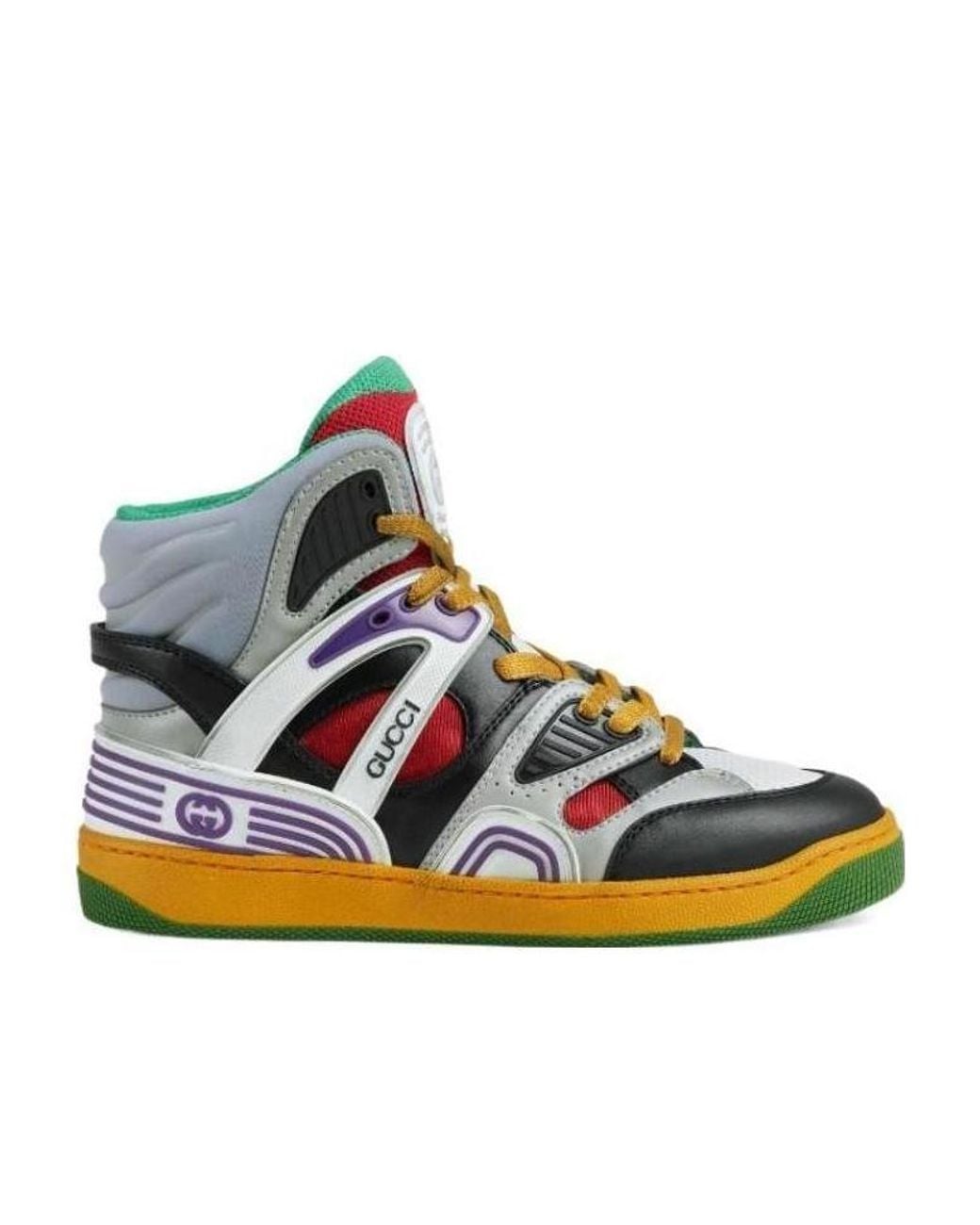 Gucci Multicolor Basket High-Top Sneakers