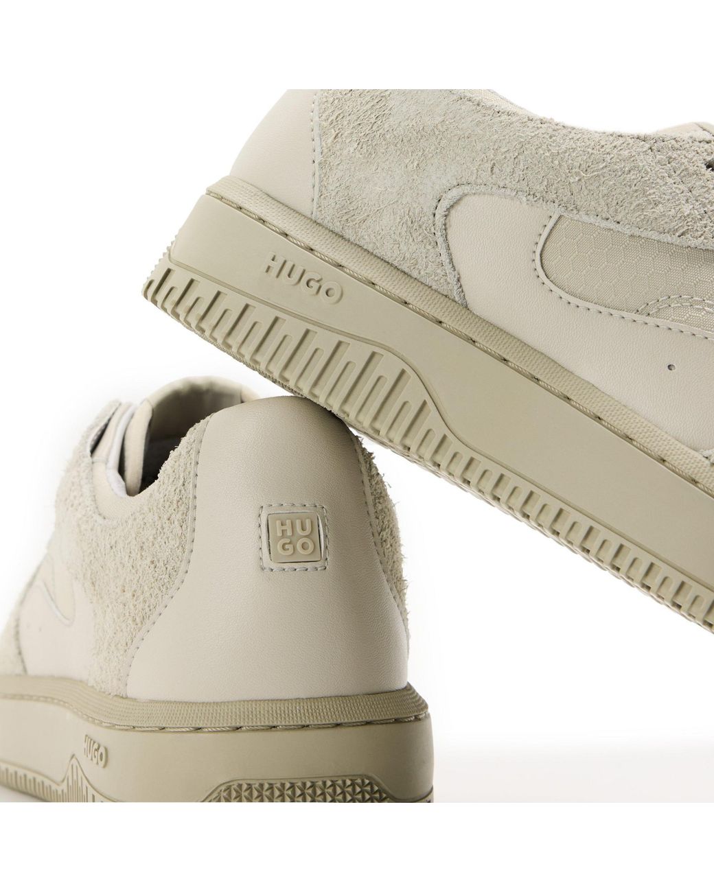 Boss Gray Low-Top Trainers for men