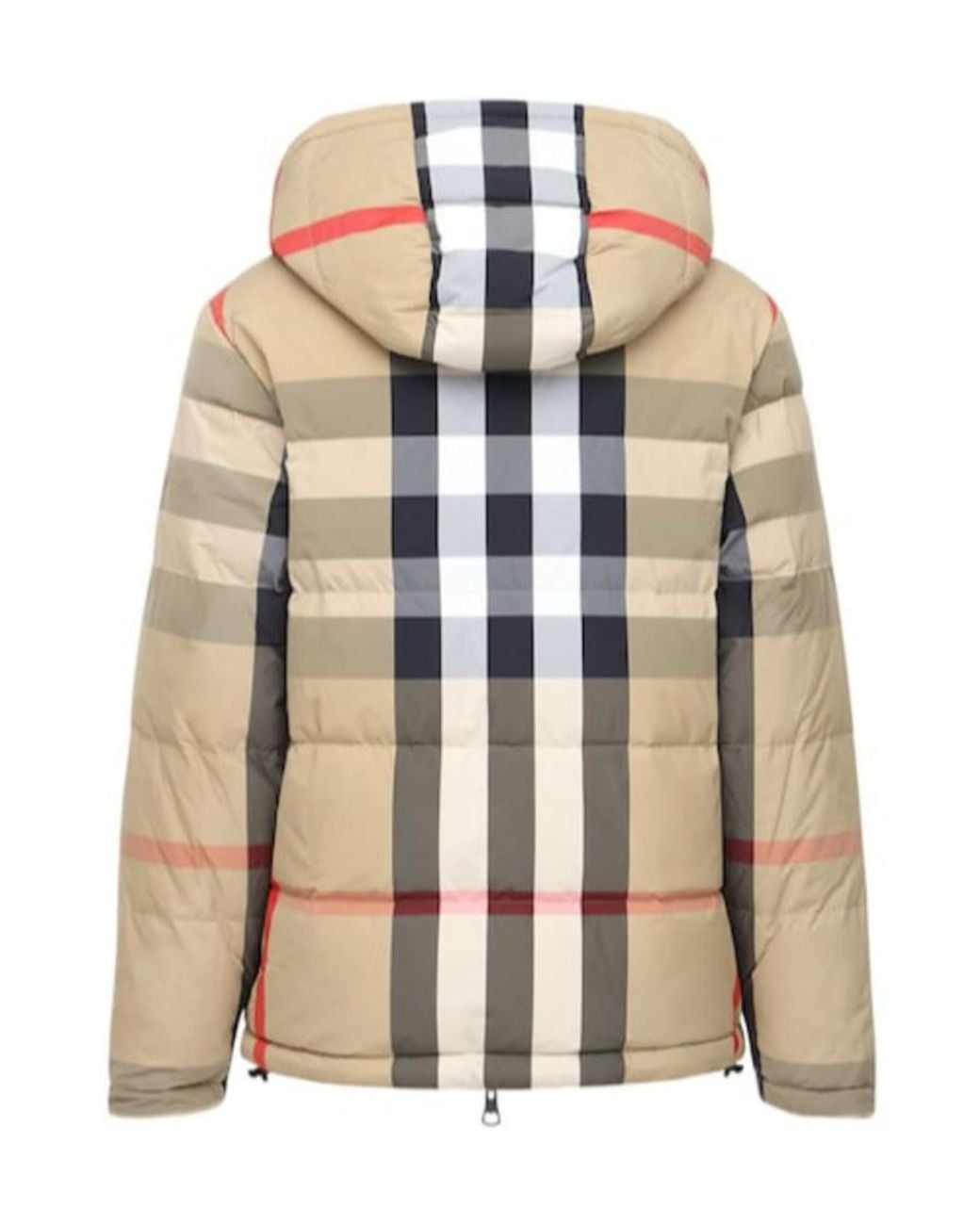 Burberry Brown Reversible Exaggerated Check Padded Jacket for men