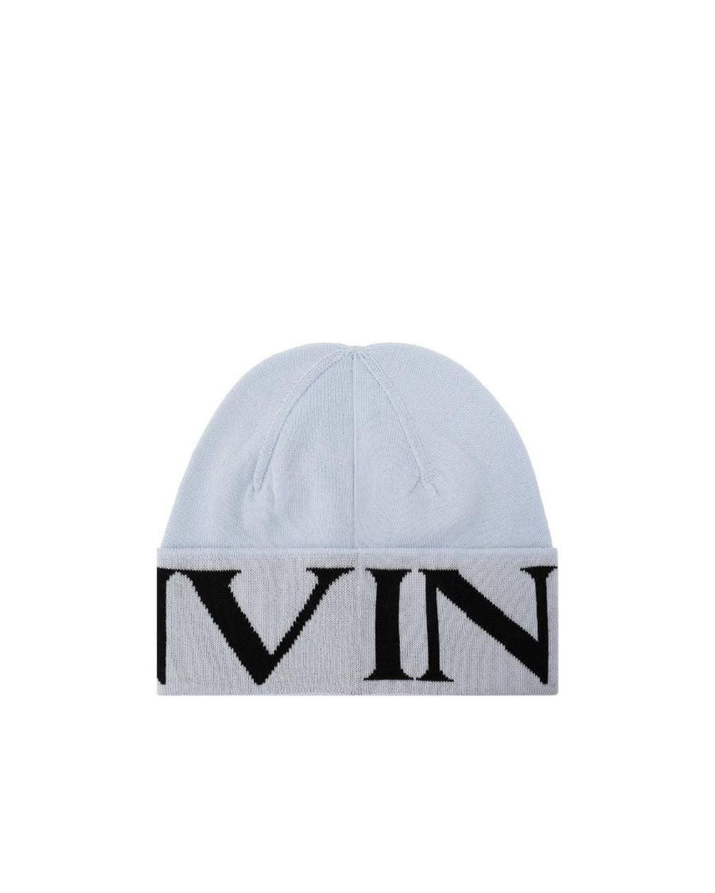 Lanvin White Logo Pee Cap Without Brim