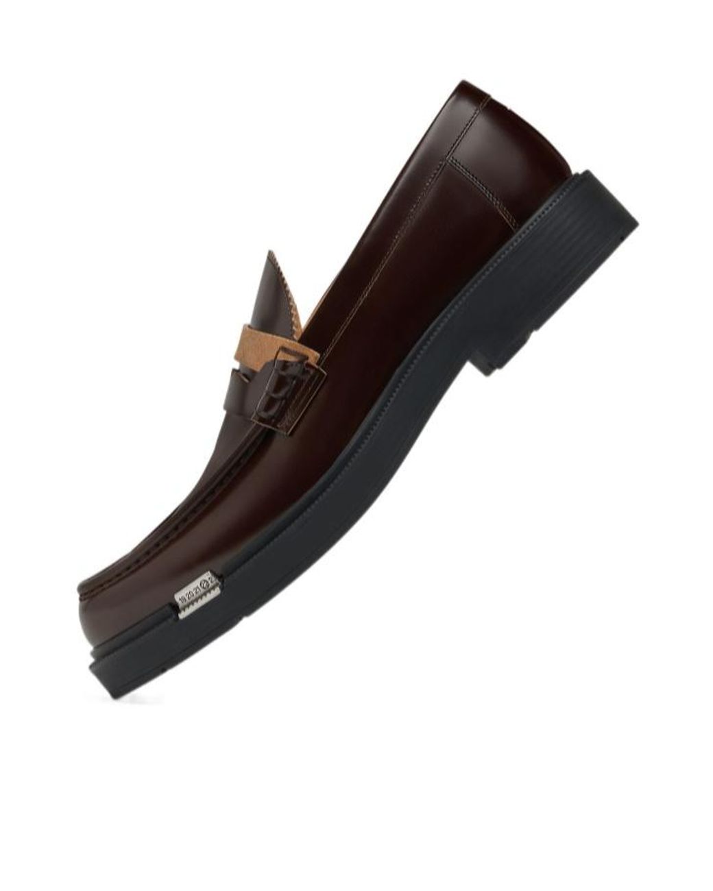 Maison Margiela Black Décortiqué Slip-On Loafers for men