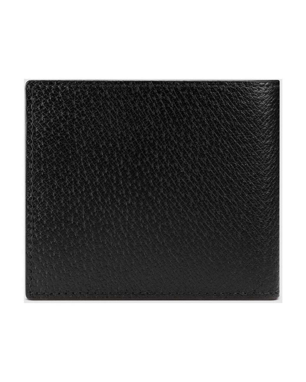 Gucci Black Marmont Flap Over Wallet for men