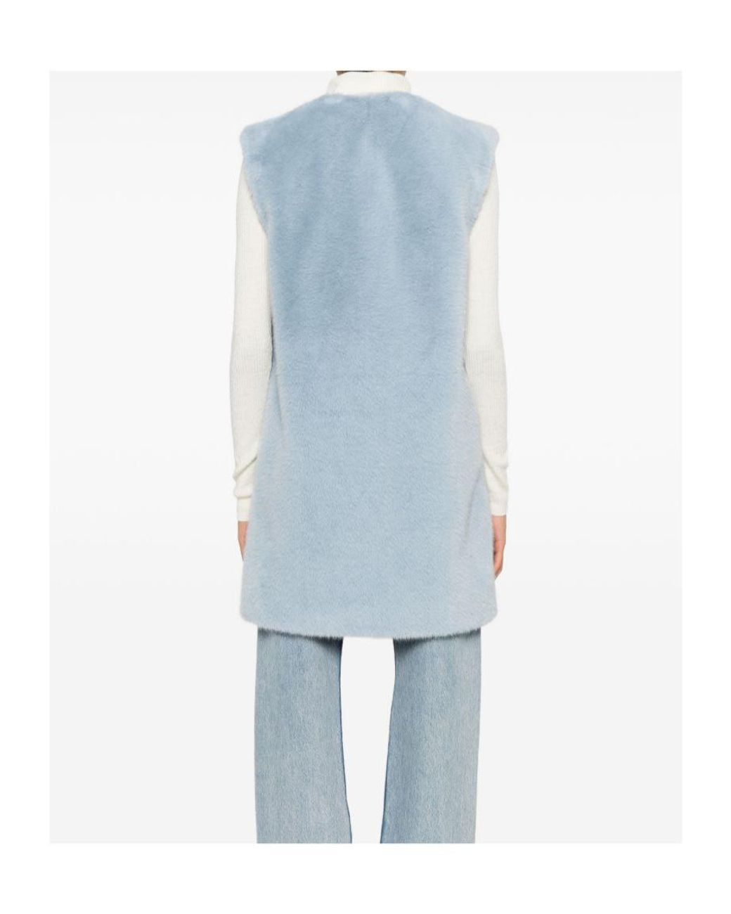 Herno Blue Concealed Fastened Gilet
