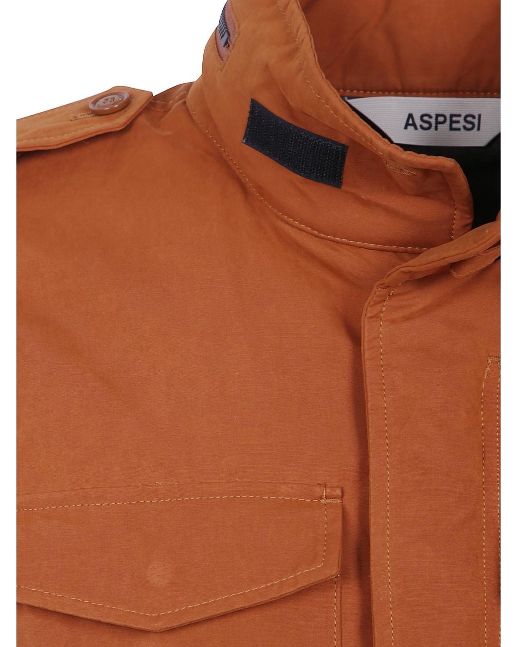 Aspesi Brown Long-Sleeve Jacket for men