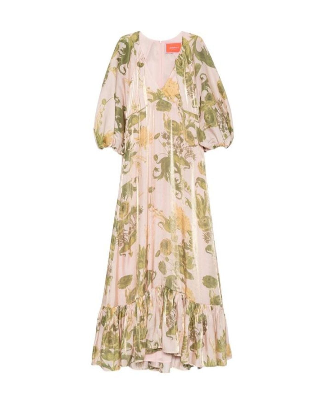 LaDoubleJ Natural V-Neck Dress