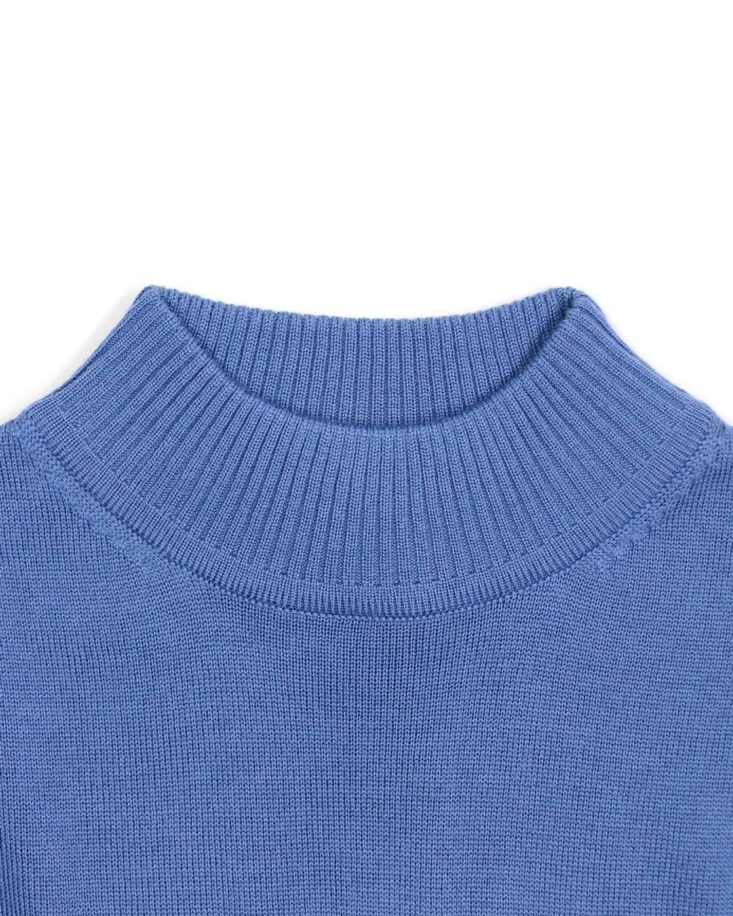 Karl Lagerfeld Blue Long-Sleeved Sweater for men