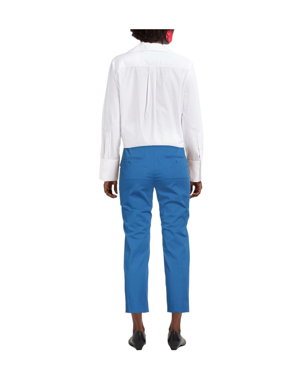 Weekend by Maxmara Blue Casual Trousers