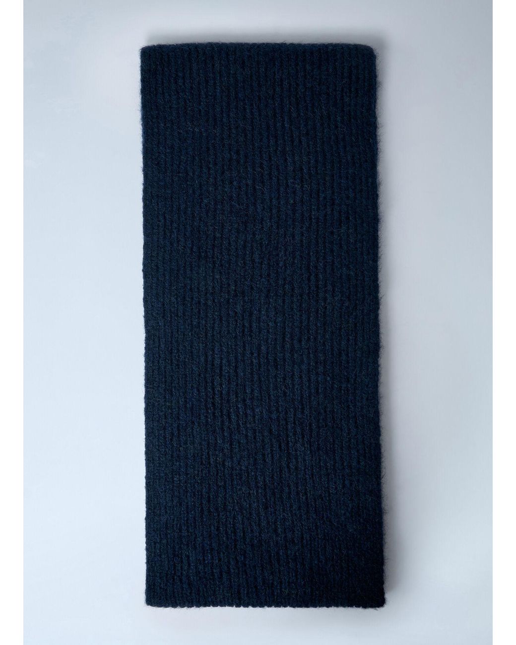 Dries Van Noten Blue Knitted Scarf for men