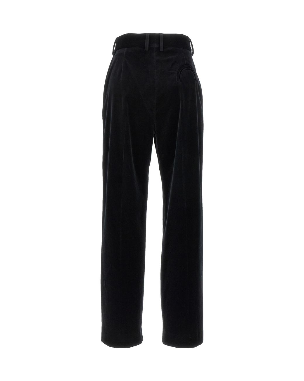 Blazé Milano Black Blazé Milano Pleated Velvet Pants