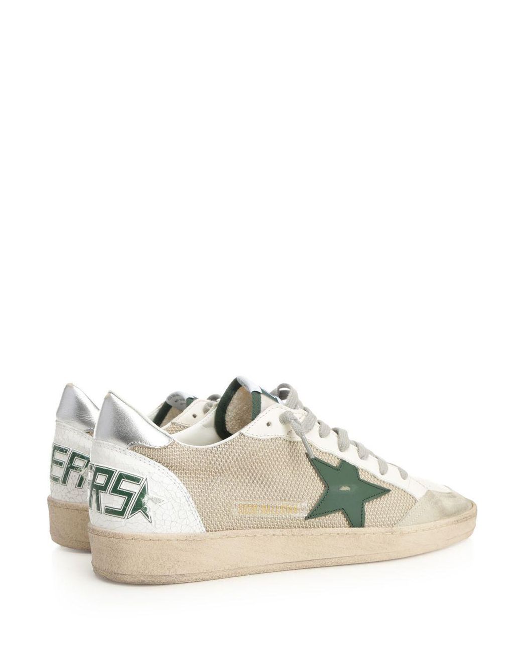 Golden Goose Deluxe Brand Multicolor Ballstar Net Lace-Up Sneakers for men