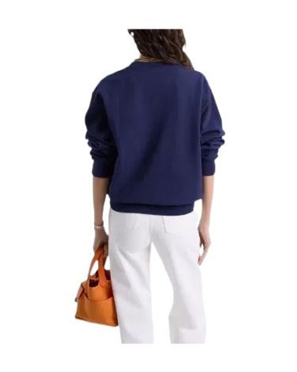 Sporty & Rich Blue Cotton Sweatshirt