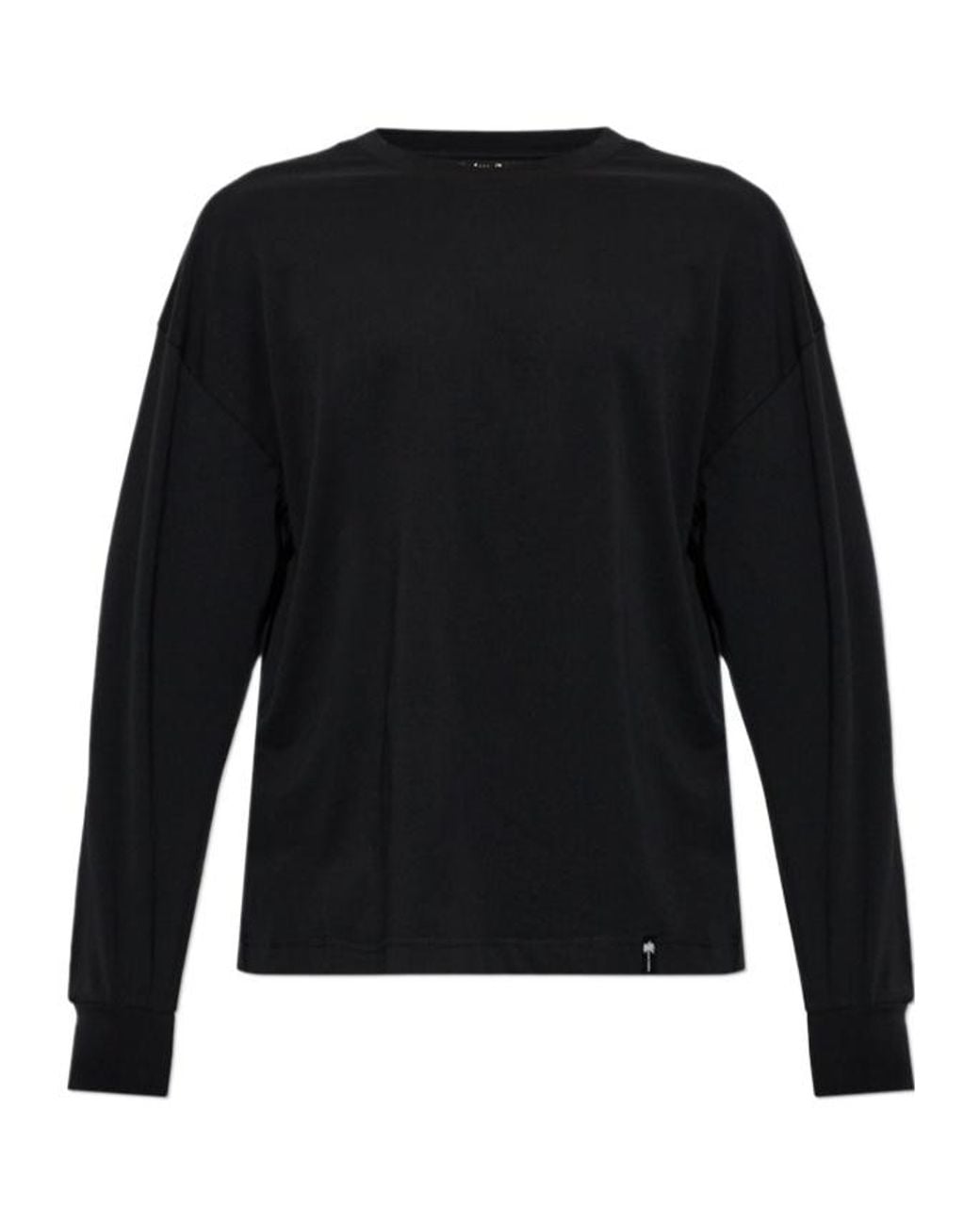 Palm Angels Black Long-Sleeve T-Shirt for men