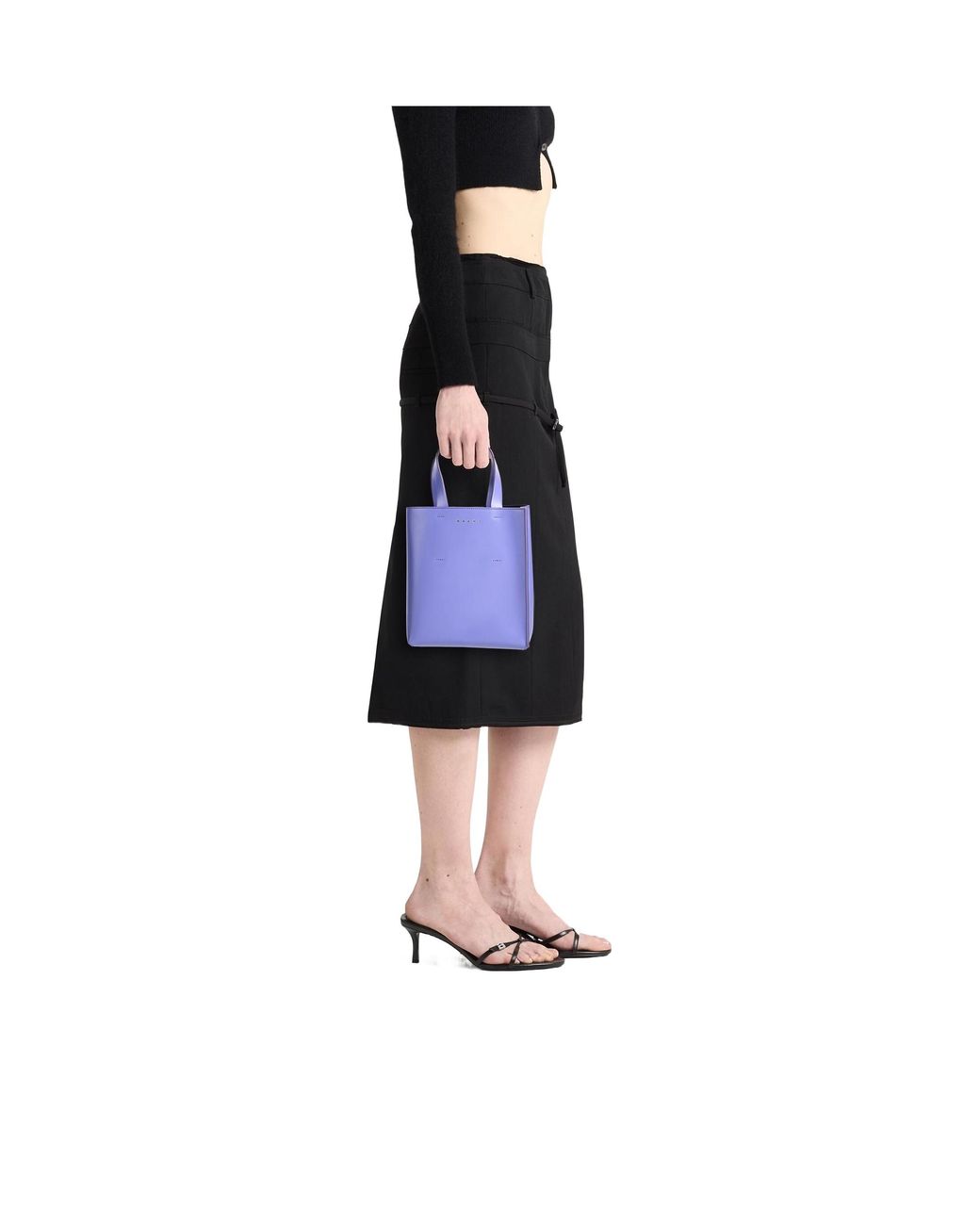 Marni Blue Solid Color Handbags