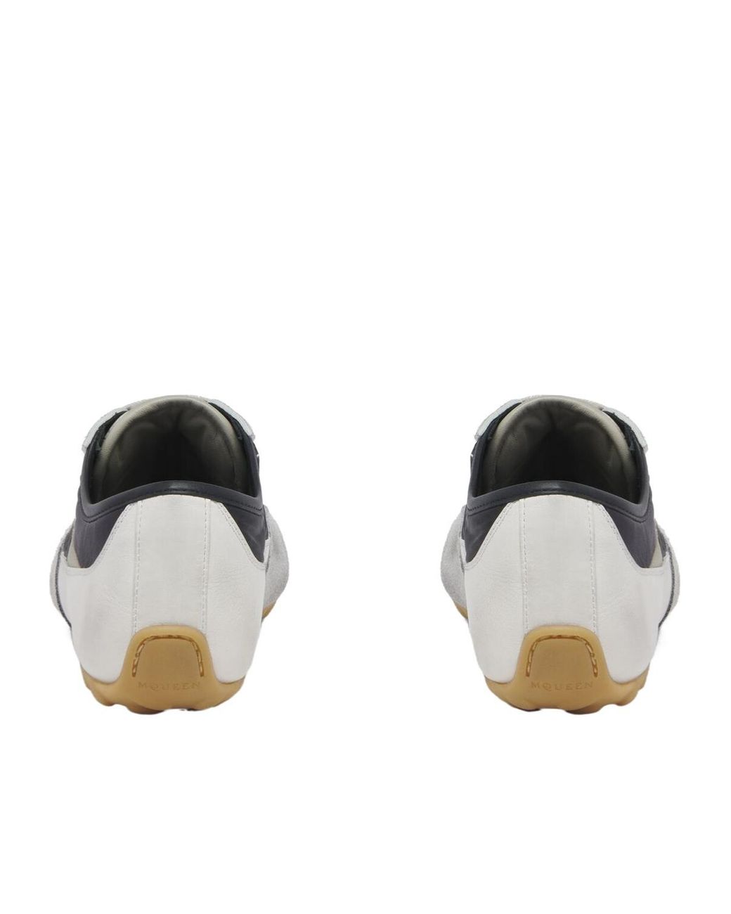 McQueen White Boxe Low-Top Sneakers for men
