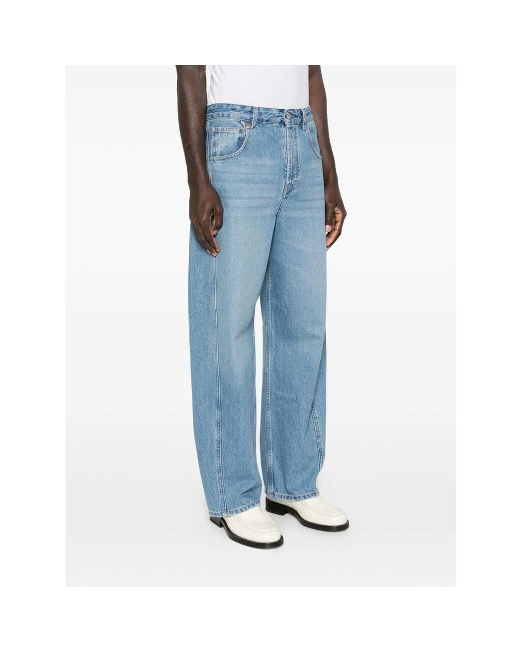 Jacquemus Blue The Mirada De-Nîmes Curved Leg Jeans for men