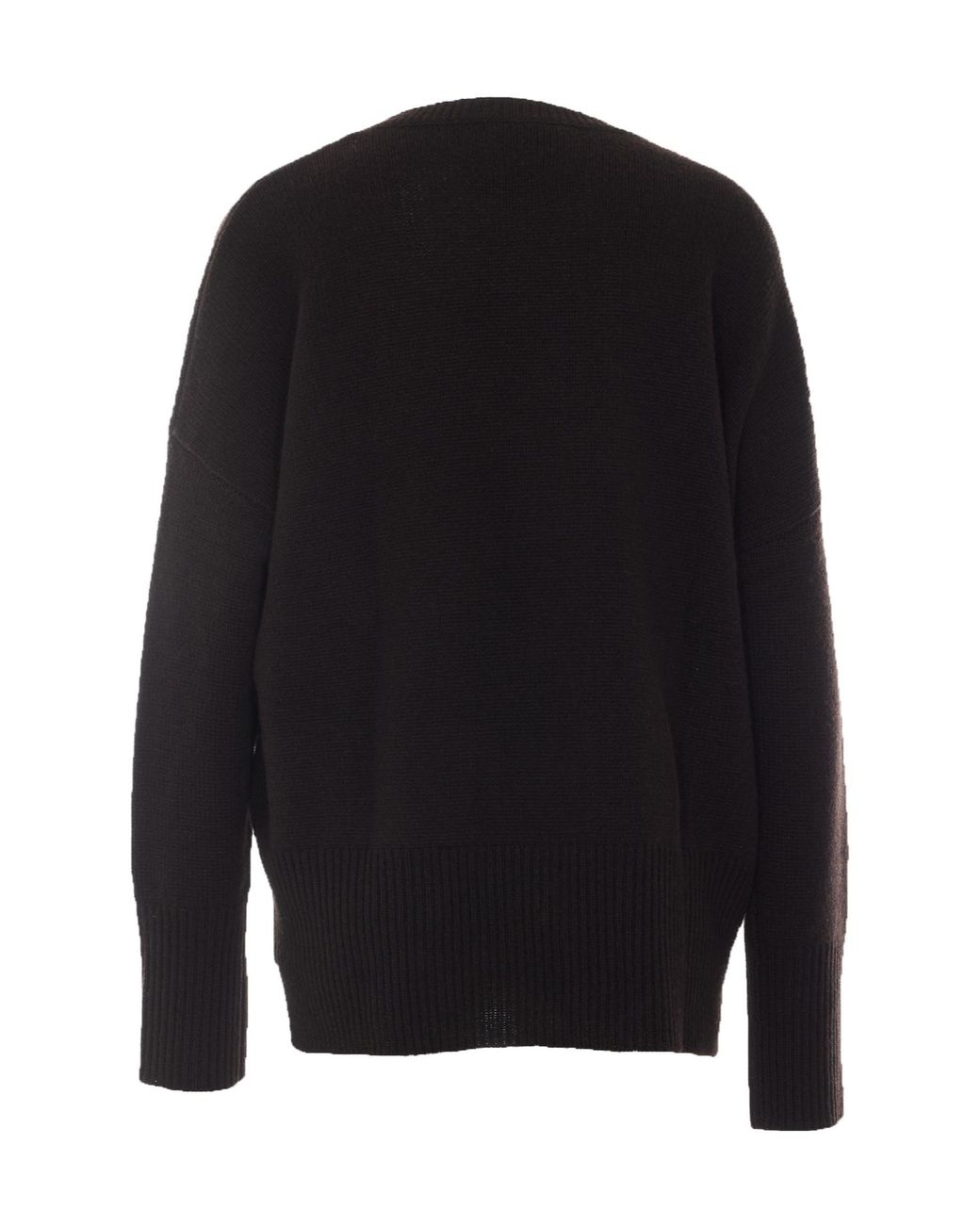 Lisa Yang Black Mila Crewneck Knitted Jumper