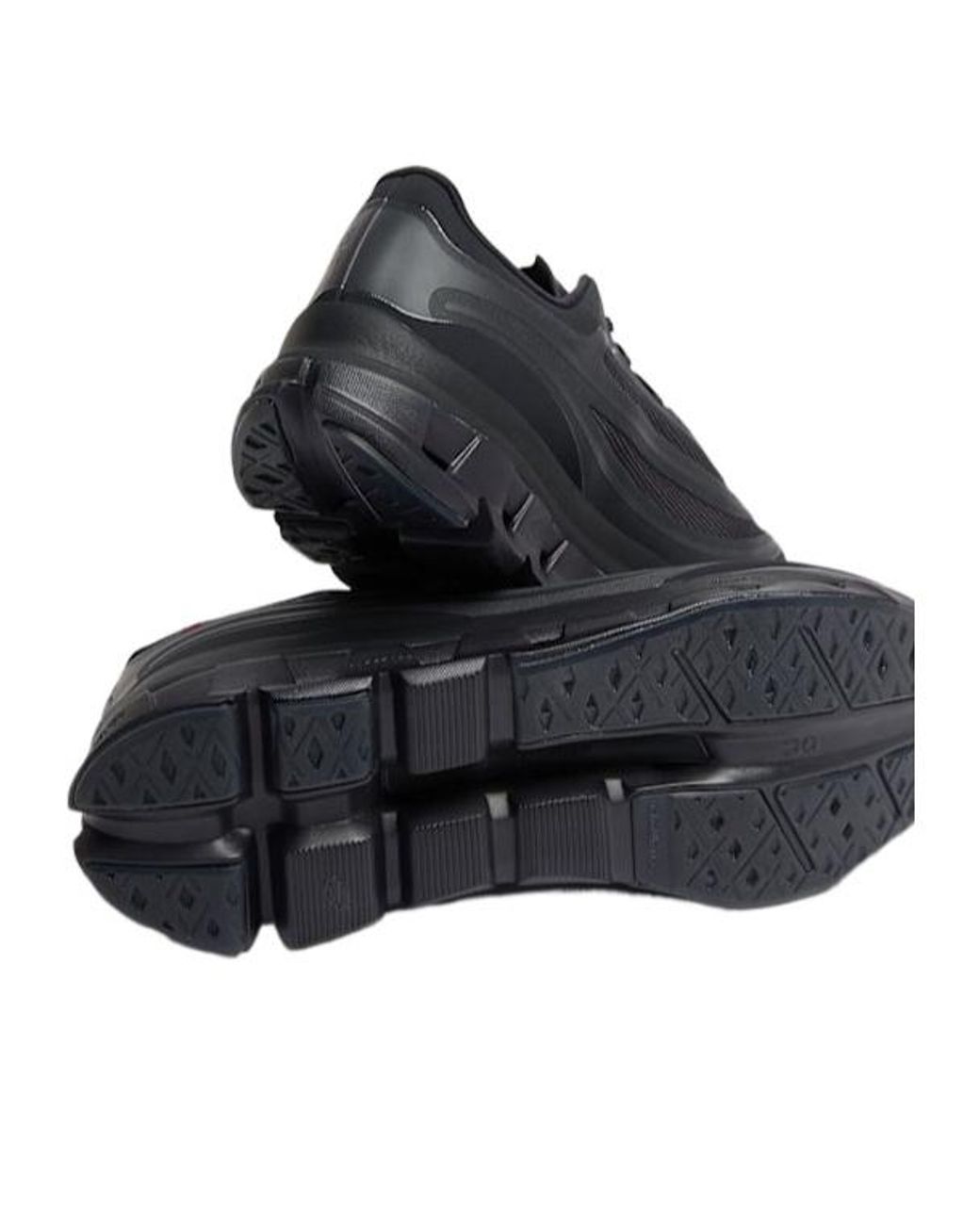 On Shoes Black Strap Thicksoled Sneakers for men