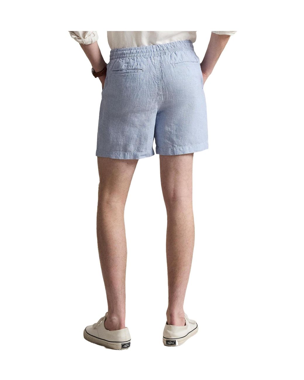 Polo Ralph Lauren Blue Woven Tracksuit Shorts for men