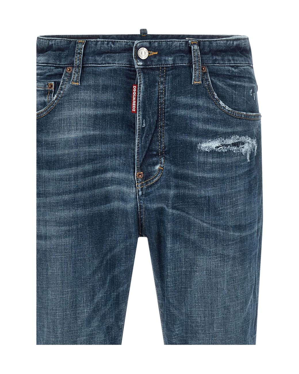 DSquared² Blue 642 Distressed Jeans for men
