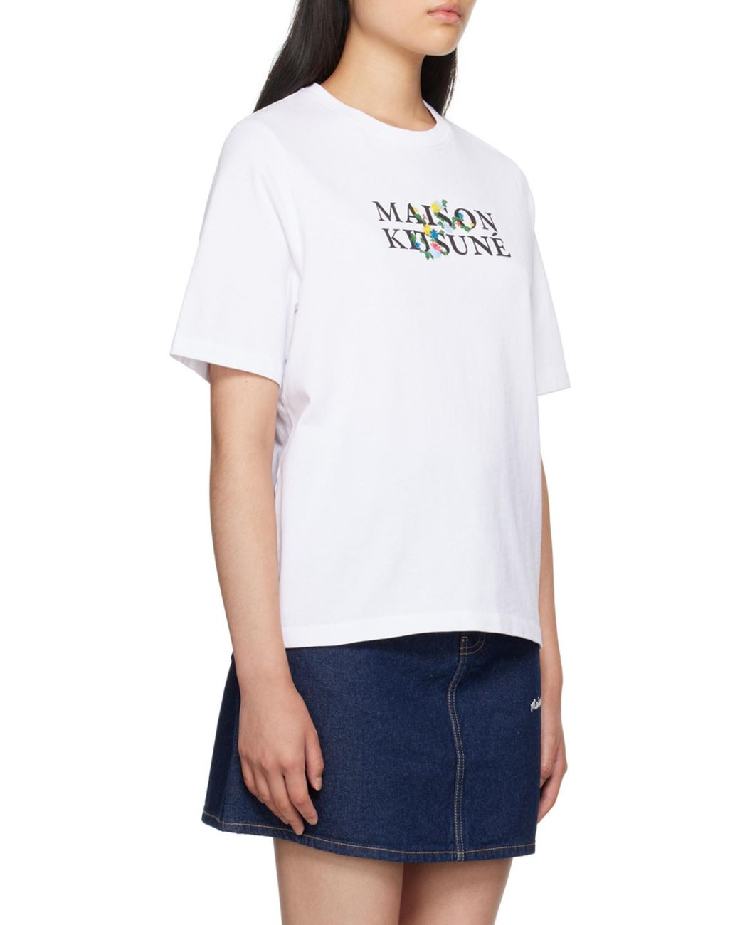 Maison Kitsuné White T Shirts And Polos