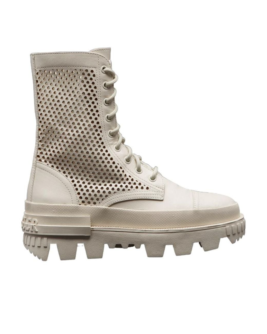 Moncler Gray Carinne Ankle Boots