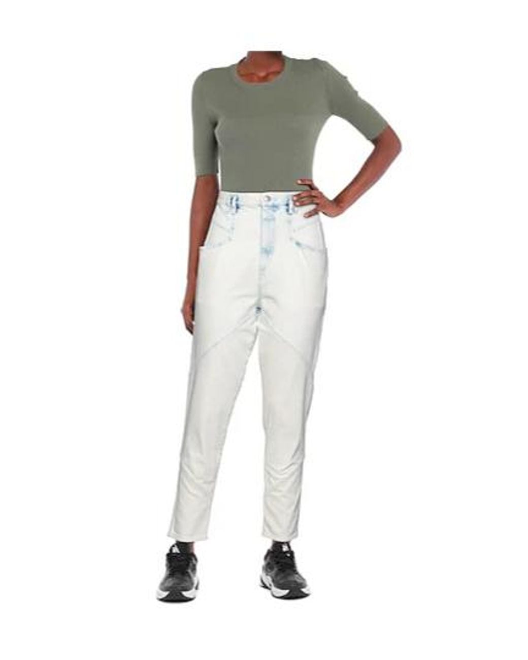 Isabel Marant White Denim Trousers