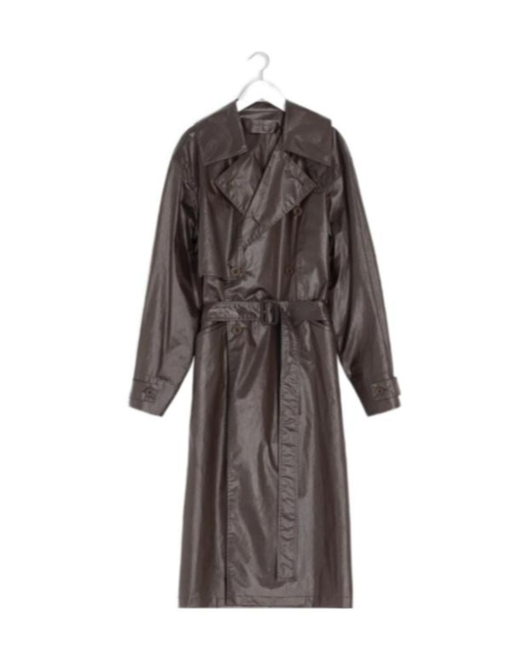 Lemaire Brown Belted Trench Coat