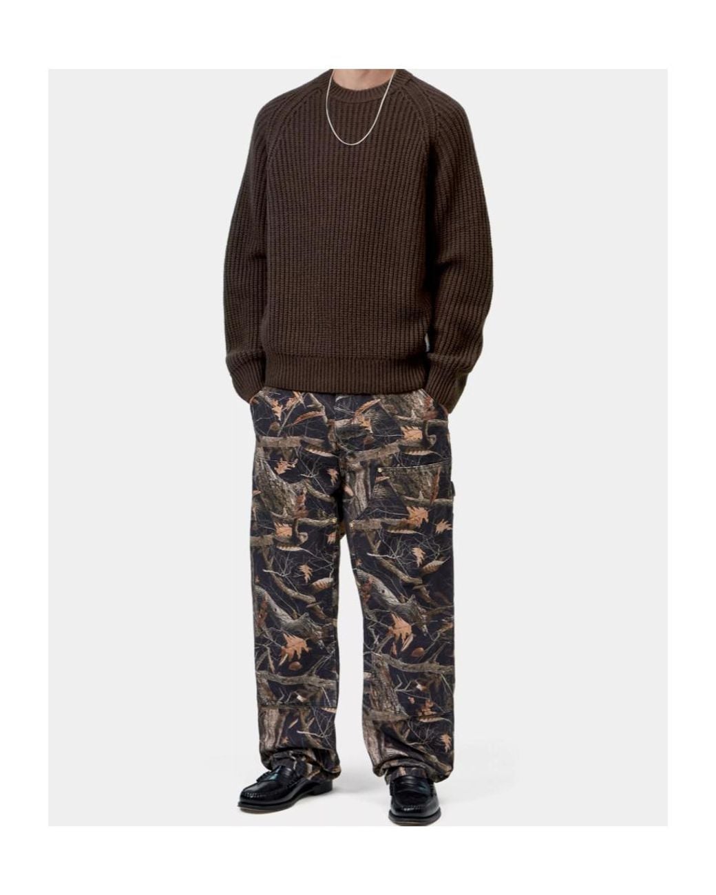 Carhartt Brown Firth Crewneck Jumper for men