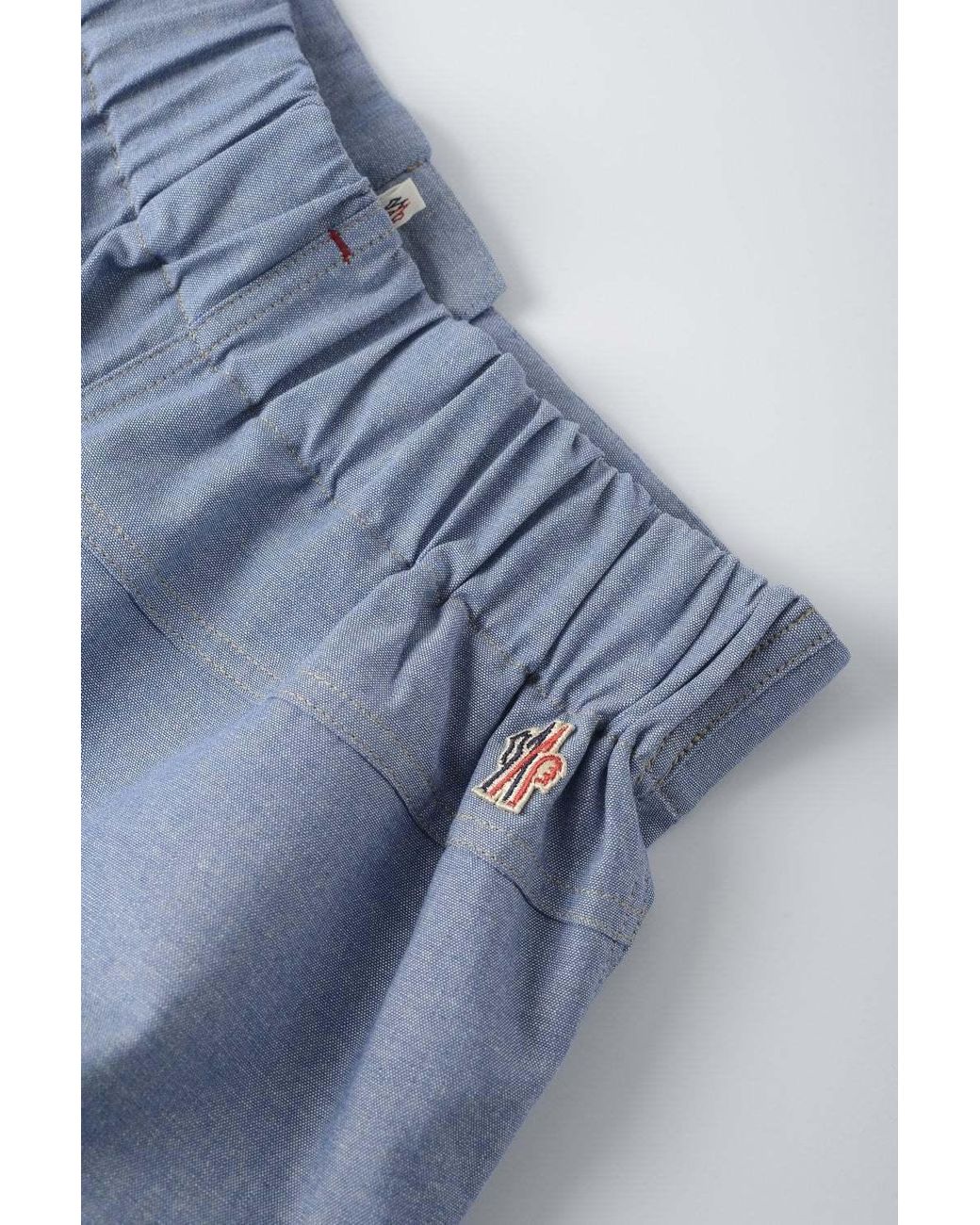 Moncler Blue Grenoble Pleated Shorts