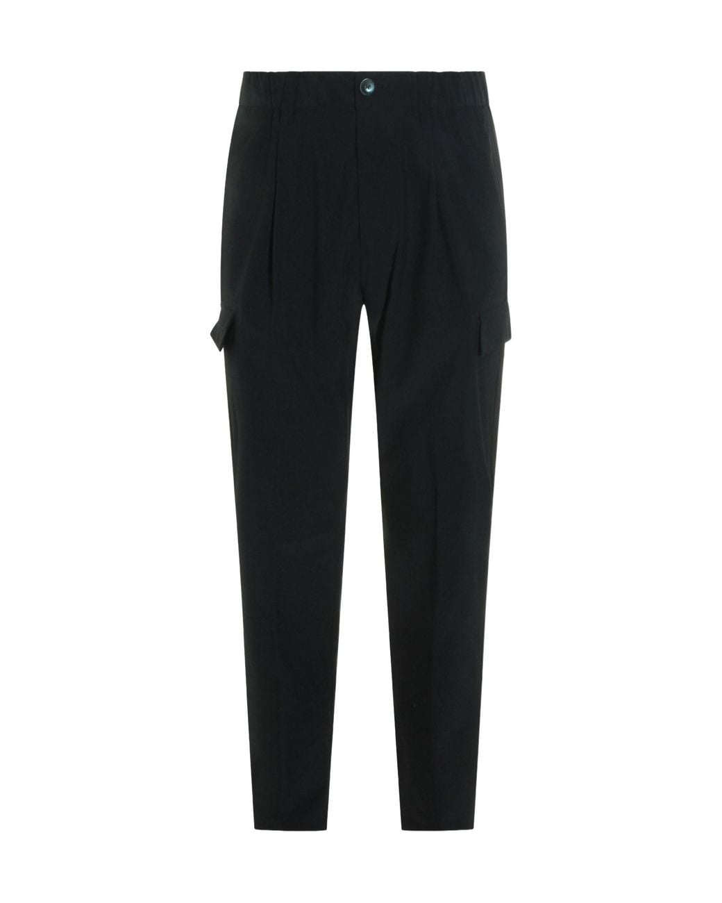 Herno Black Logo Casual Pants for men