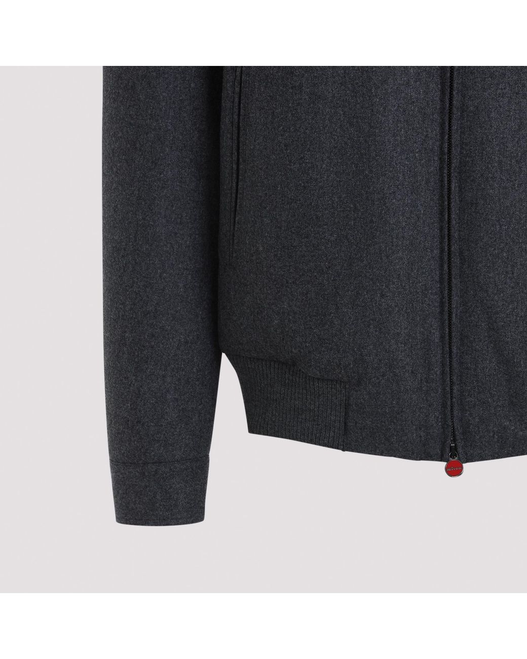 Kiton Blue Bomber Jacket for men
