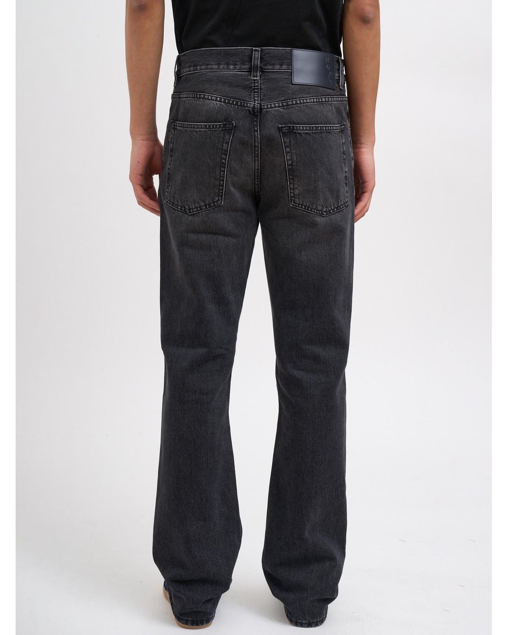Haikure Black Logo Jeans for men