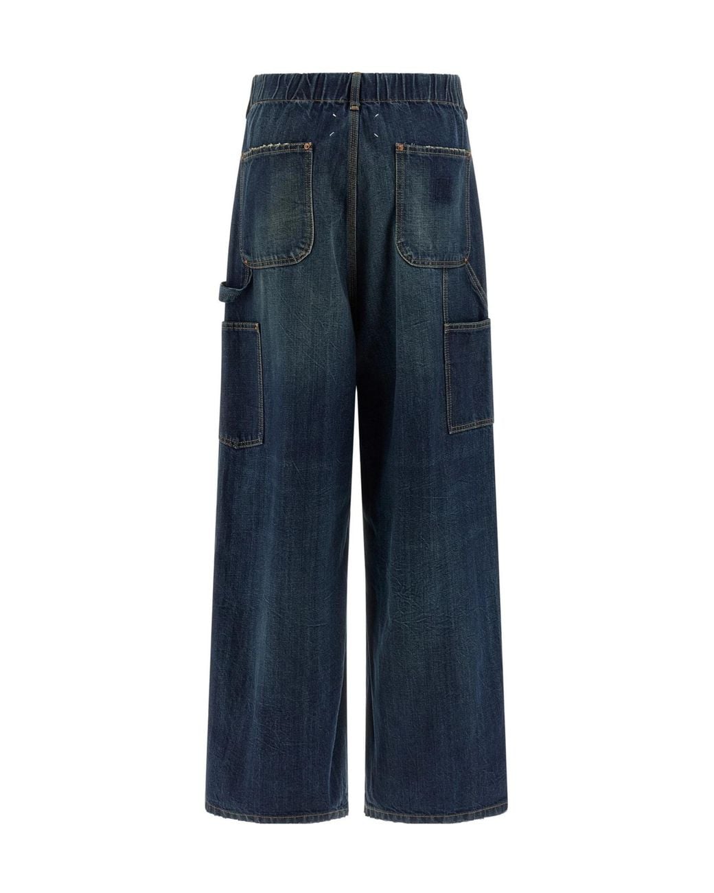 Maison Margiela Blue Four Stitches Workwear Jeans