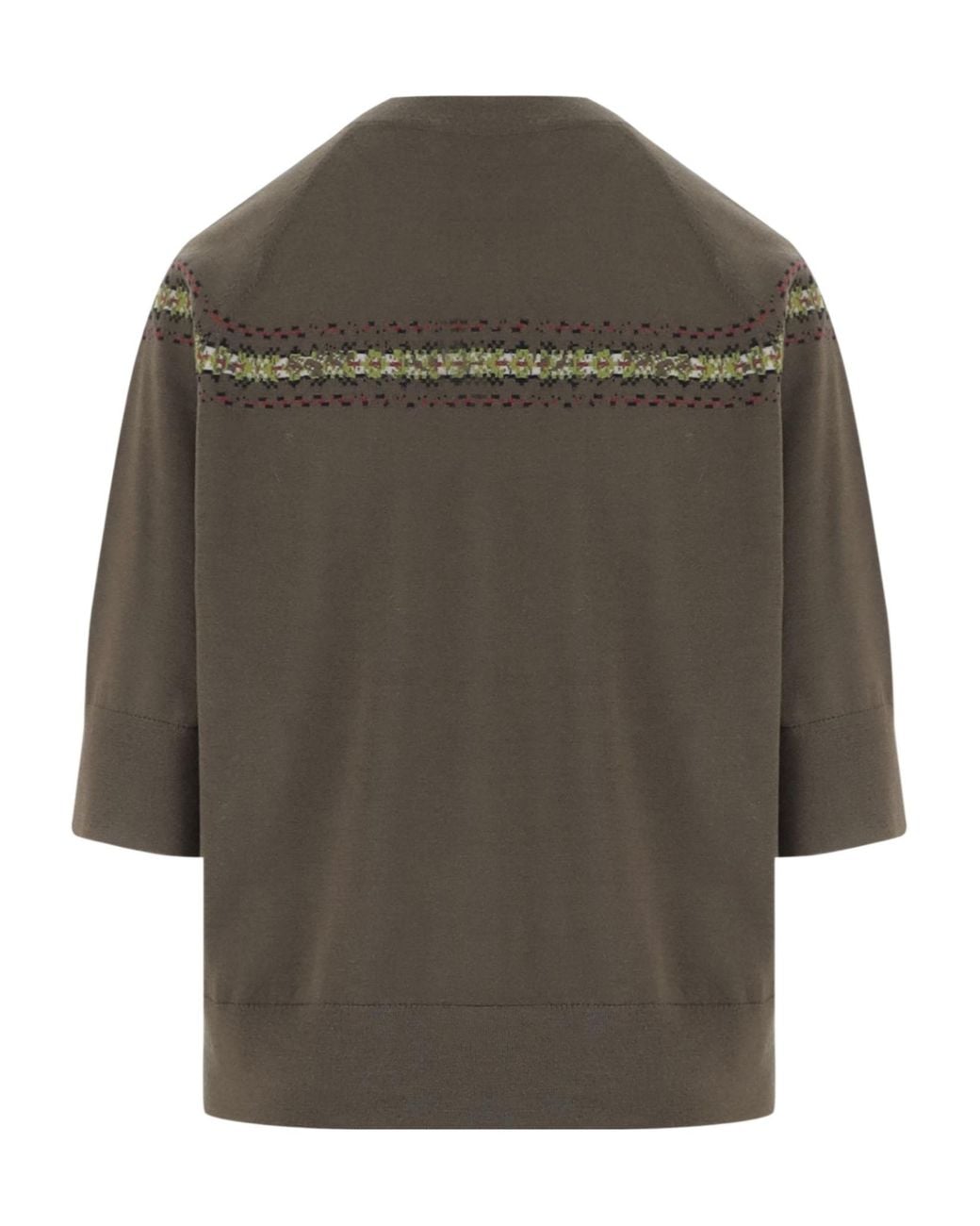 Dries Van Noten Gray Crew-Neck Sweater