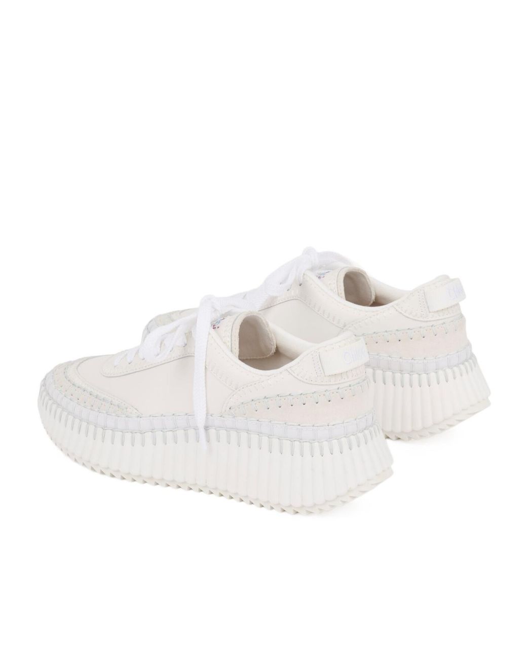 Chloé White Nama Sneaker