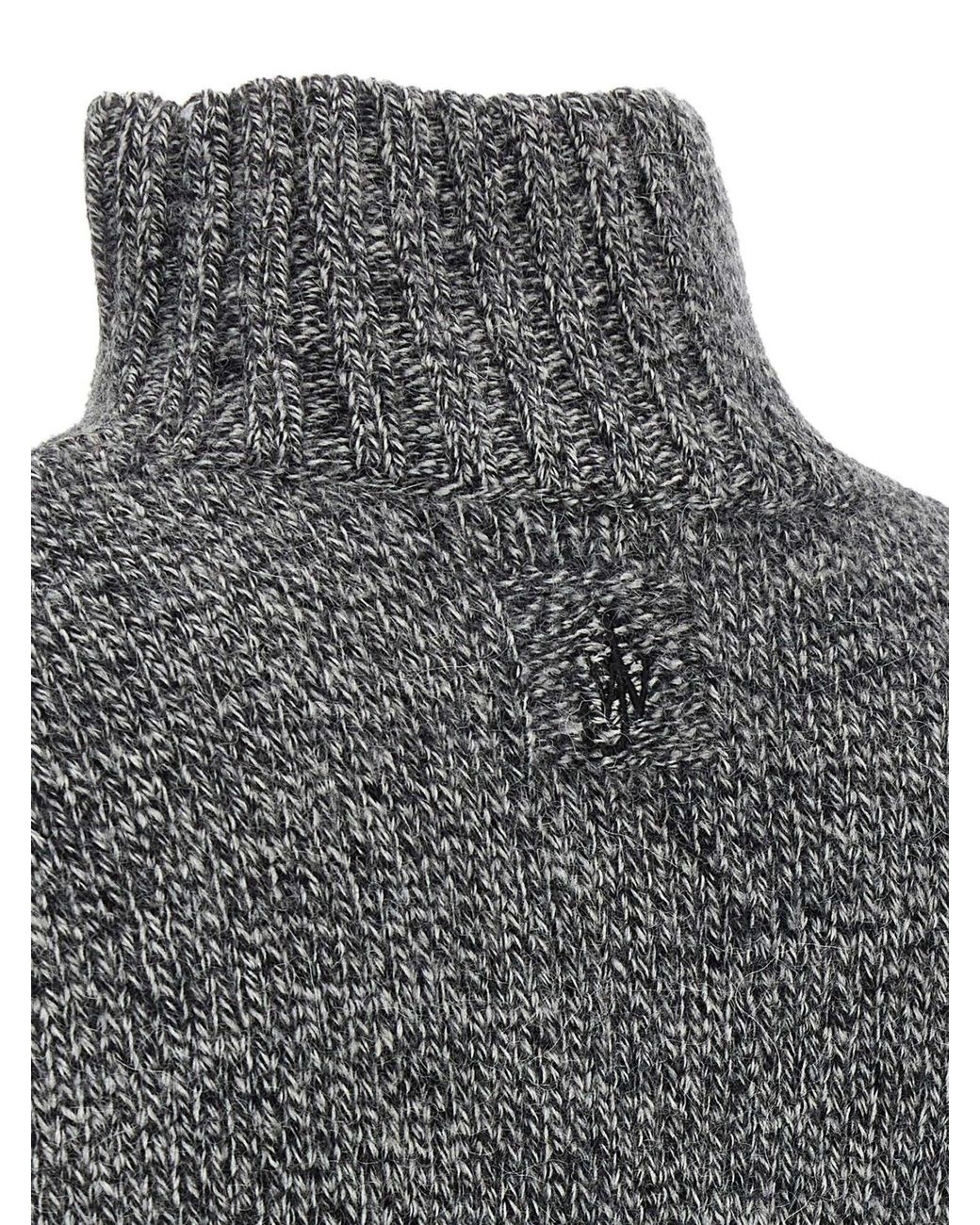 J.W. Anderson Gray Jw Anderson Patch Pocket Turtleneck Knitted Jumper for men