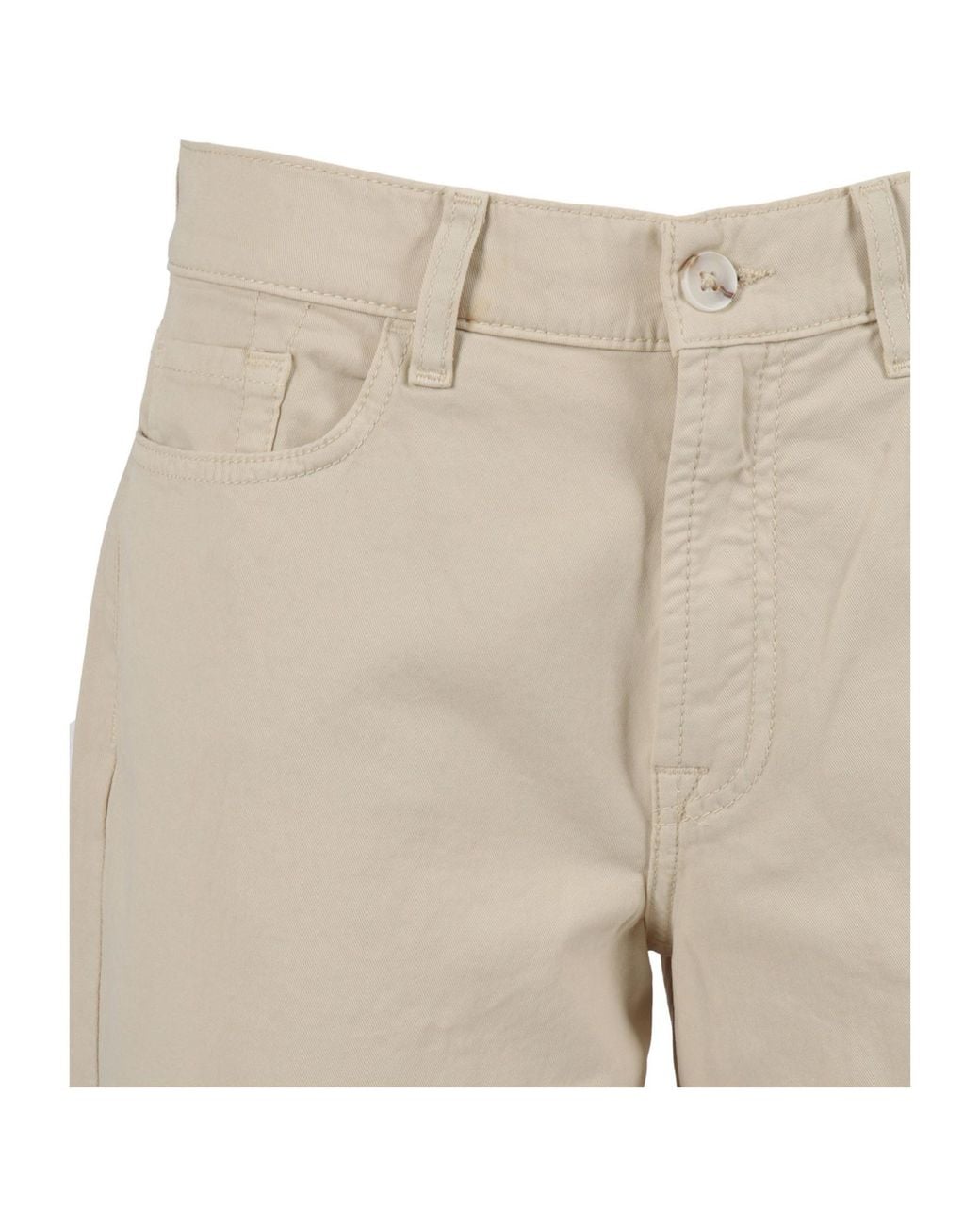 7 For All Mankind Natural Lotta Twill Flare Jeans