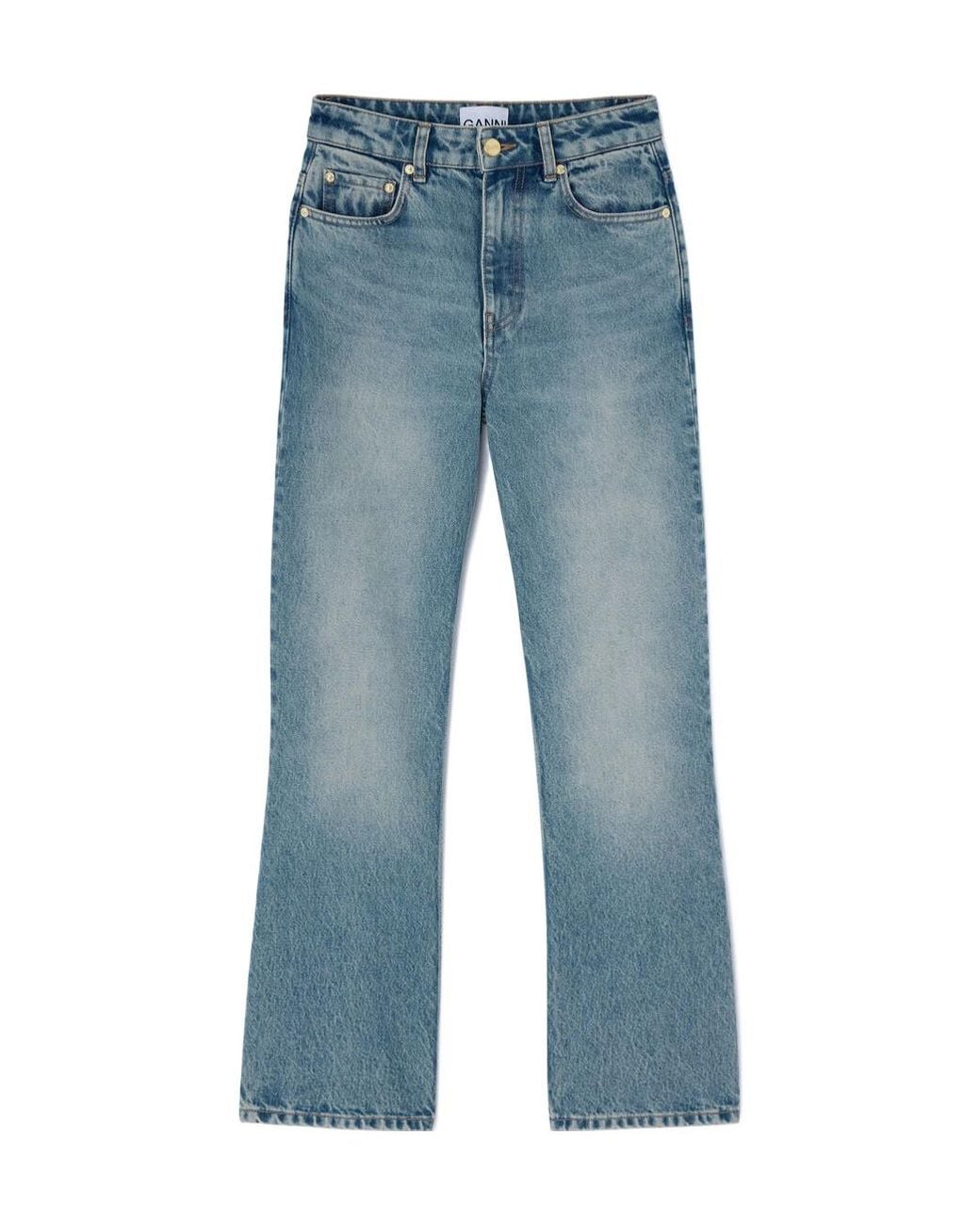 Ganni Blue Betzy Flared Jeans