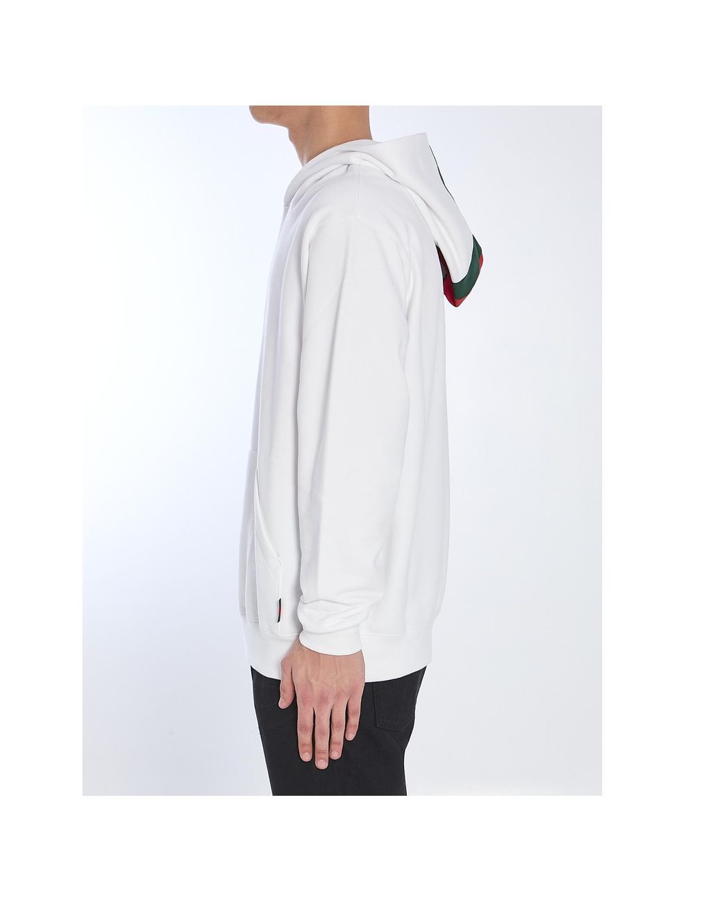 Gucci White Jersey Sweatshirt for men
