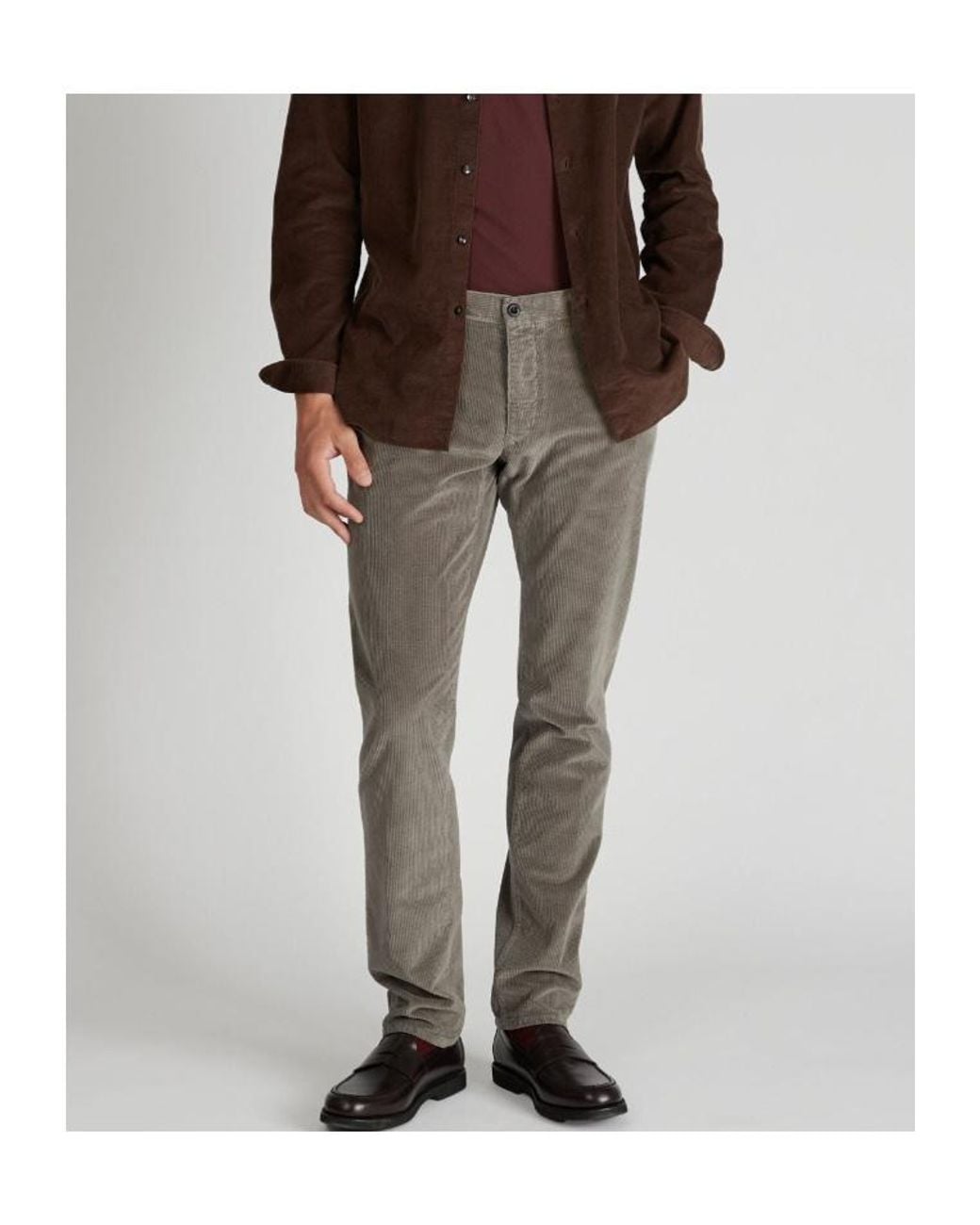 Incotex Gray Casual Trousers With Belt Loops for men