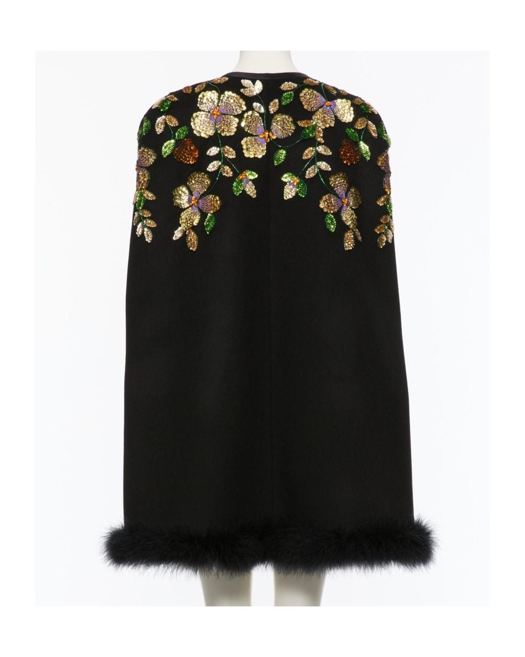 Valentino Black Flower Embellished Gilet